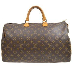 Auth Louis Vuitton Speedy 40 Satchel #26516L25